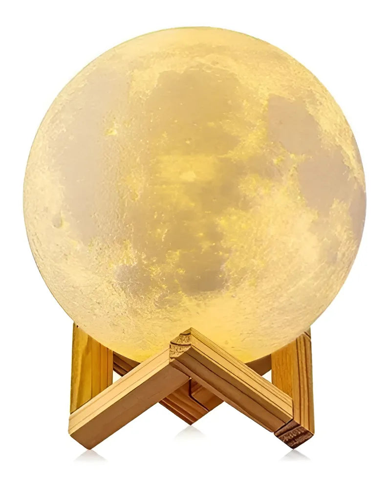 Umidificador Abajur Lua Cheia 3D – Luminária Decorativa com Aromatizador
