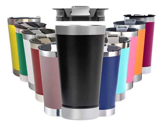 Copo Térmico 473ml com Tampa e Abridor – Bebidas Geladas por Mais Tempo