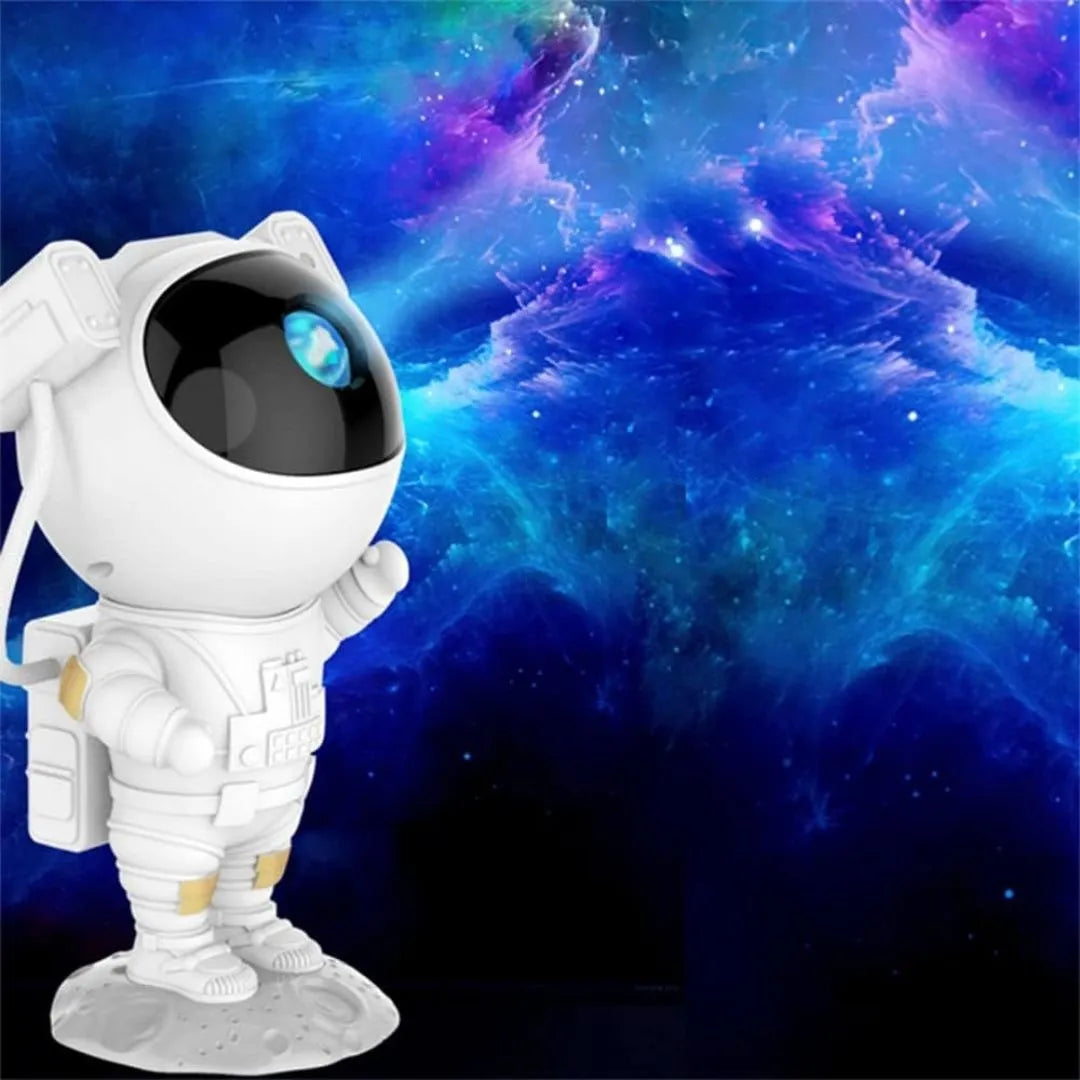 Projetor Astronauta Galáxia – Abajur Infantil com Estrelas 127/220V