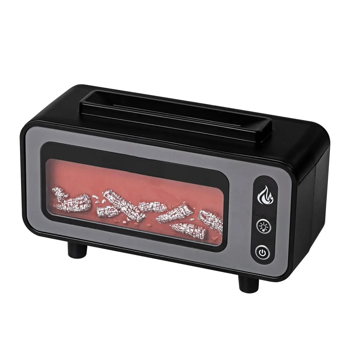 Umidificador e Aromatizador Ultrassônico H’Maston Lareira JSQ20 – Efeito Chama Decorativo