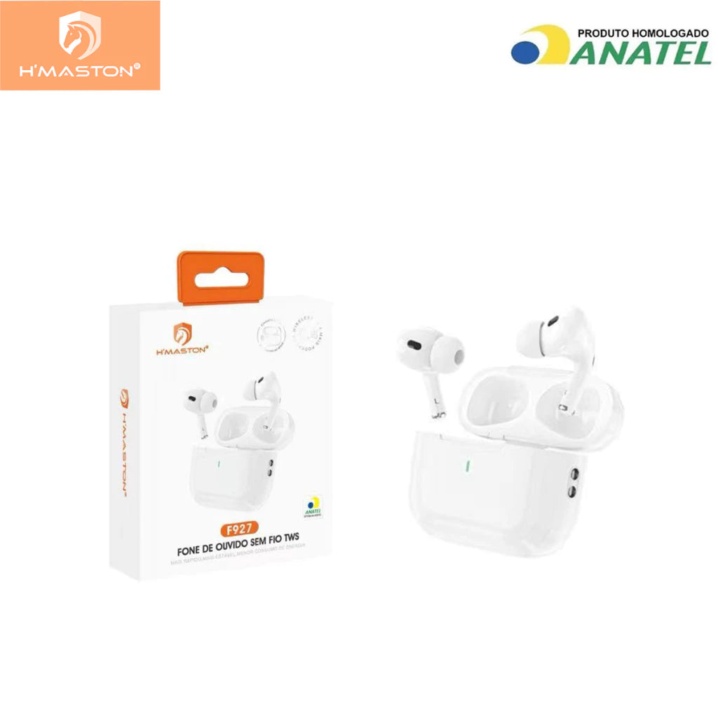 Fone de Ouvido Bluetooth Sem Fio H’Maston F927 – TWS 5.4